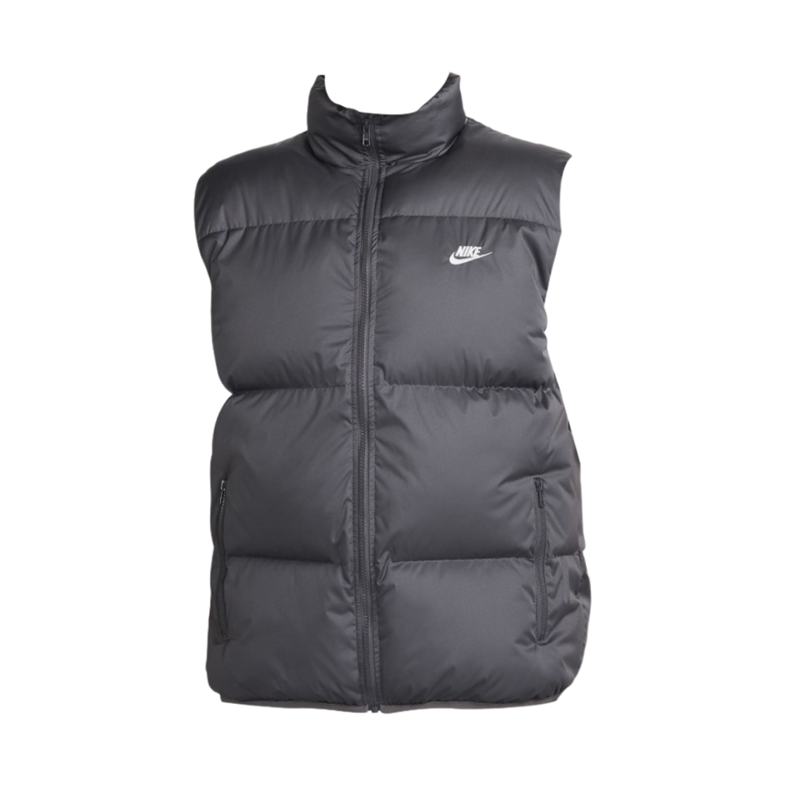나이키 NSW 클럽 프리마로프트 워터 리펠런트 퍼퍼 베스트 아이언 그레이 - 아시아(Nike NSW Club Primaloft Water-Repellent Puffer Vest Iron Grey - Asia)