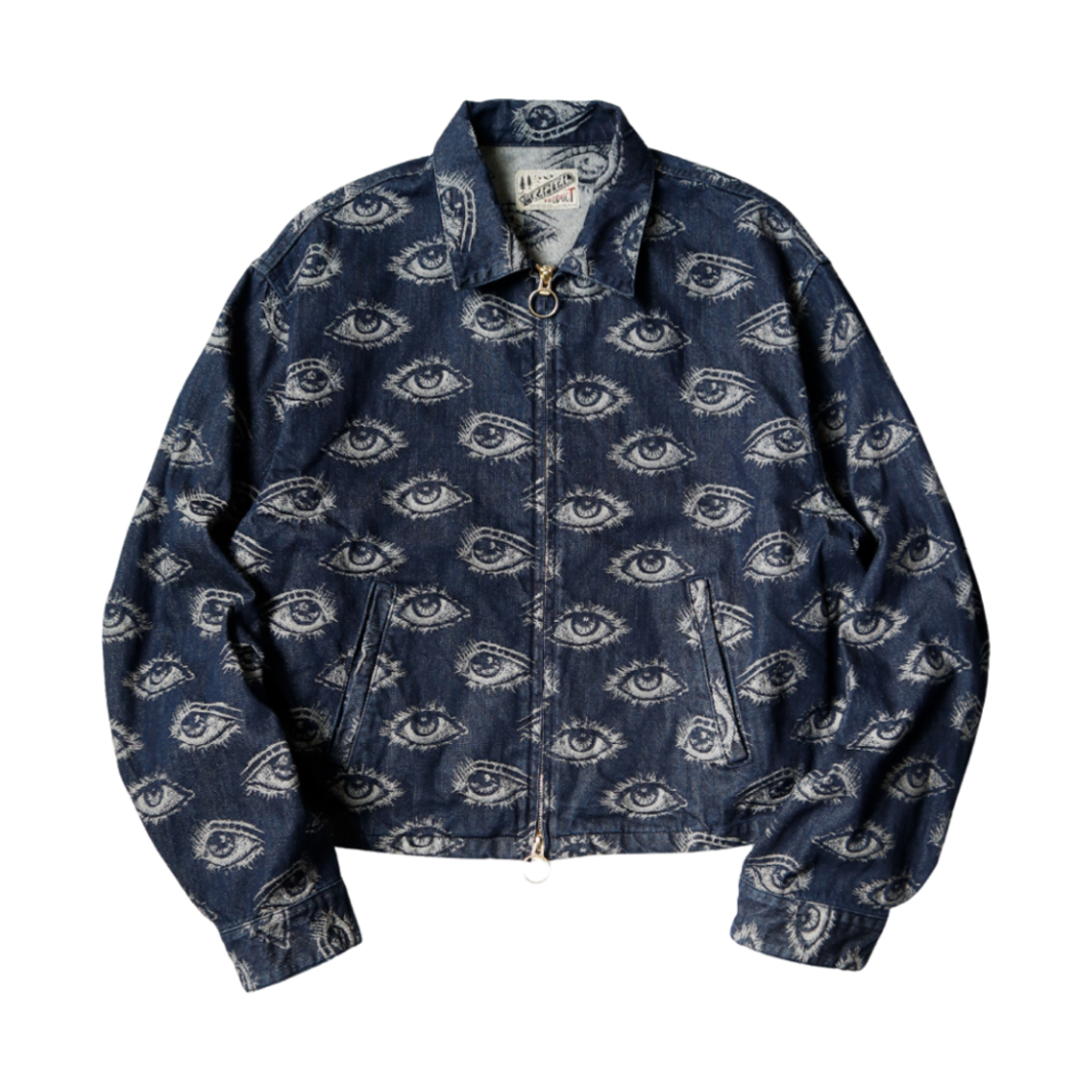 캐피탈 12온즈 스피크이지 데님 드리즐러 자켓 인디고(Kapital 12 oz. Speakeasy Denim Drizzler Jacket Indigo)