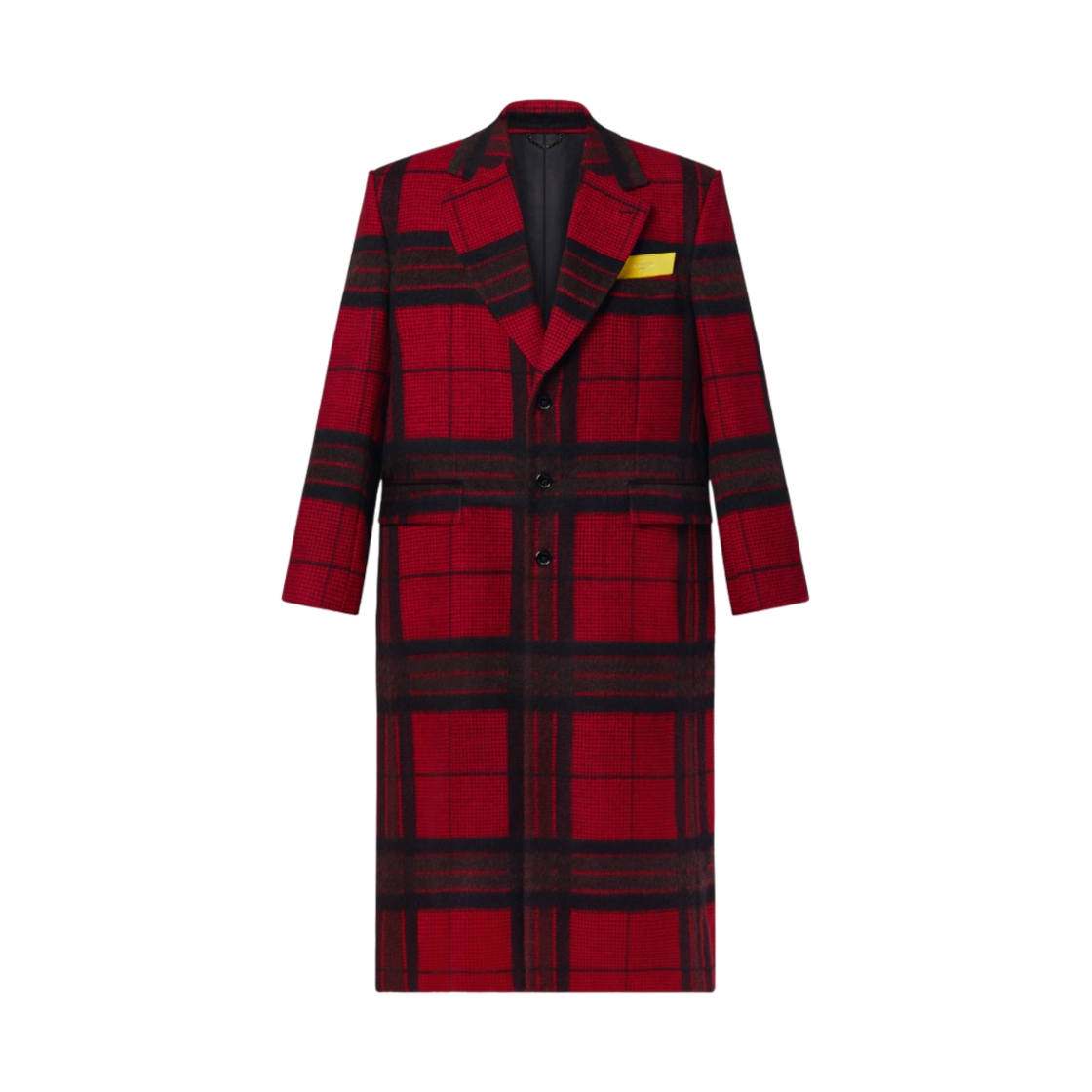 루이비통 타탄 체크 엑스트라 라지 코트 브라이트 레드(Louis Vuitton Tartan Check Extra Large Coat Bright Red) - 1