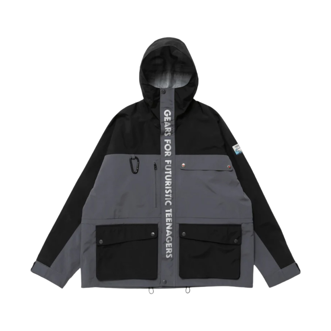 휴먼 메이드 3-레이어 쉘 자켓 블랙 | Human Made | KREAM