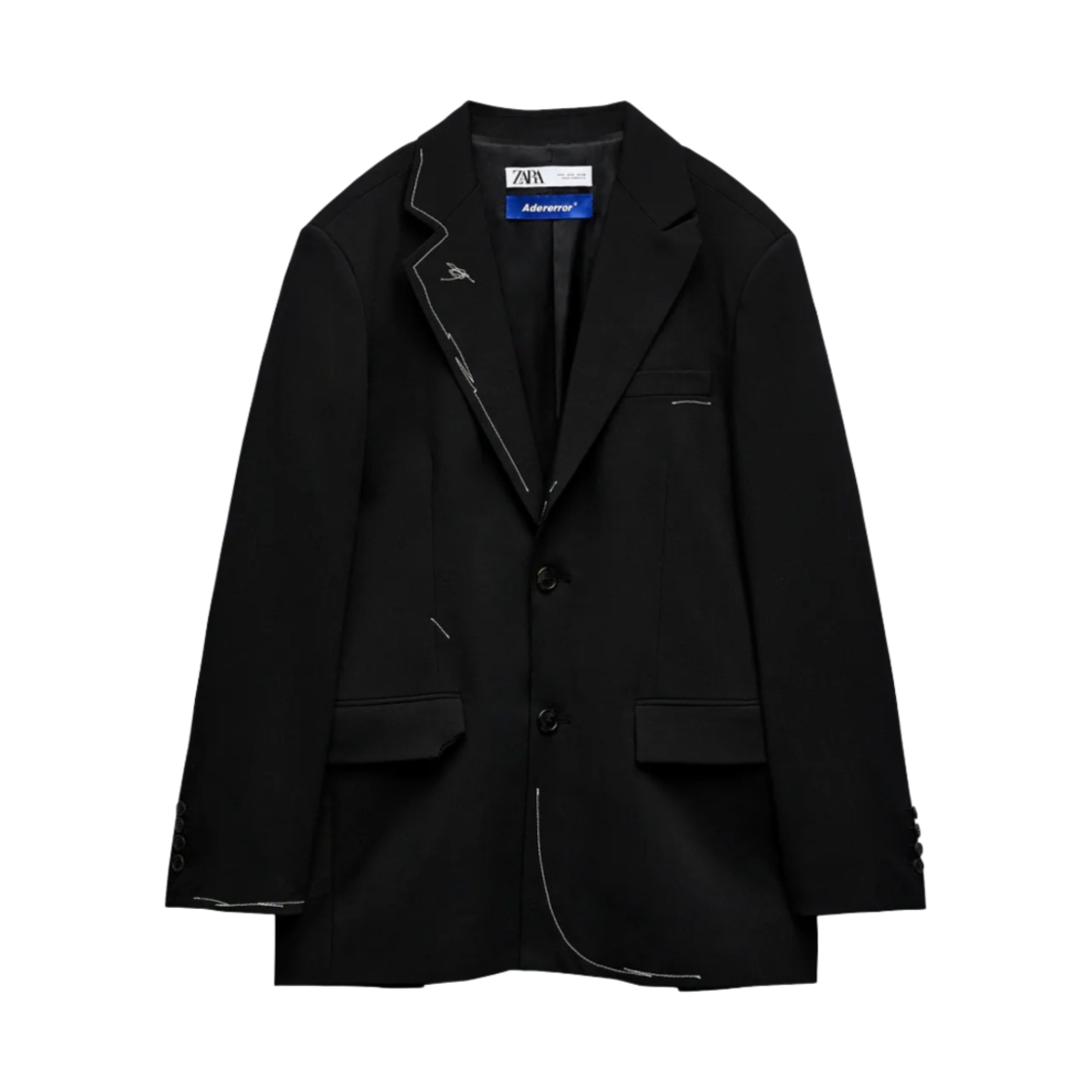 자라 x 아더에러 오버사이즈 블레이저 블랙(Zara x Ader Error Oversized Blazer Black)