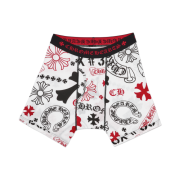 Chrome Hearts Boxer Brief Classic Rib White Black Red