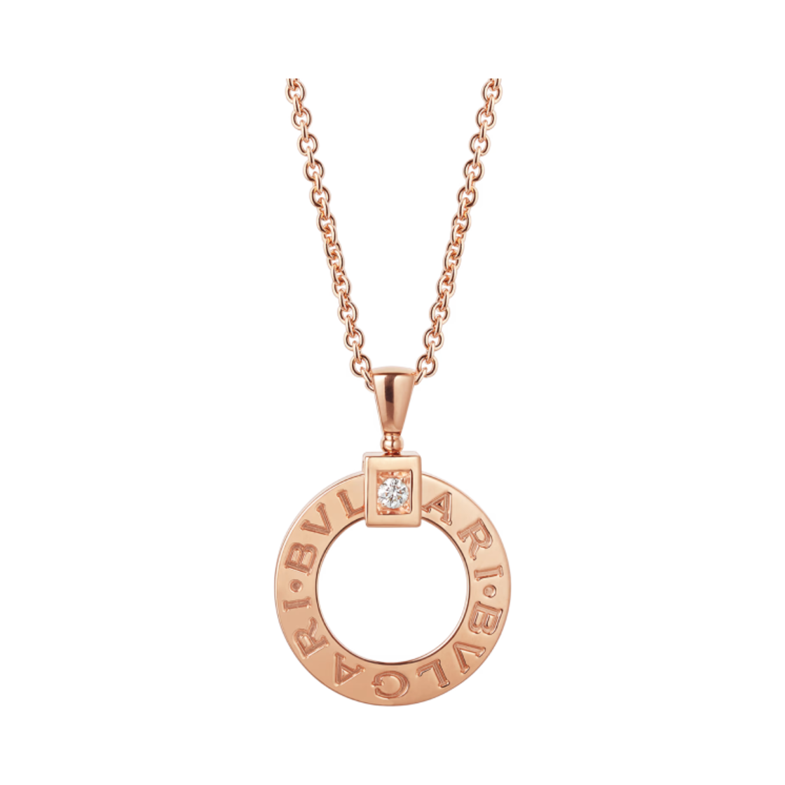 불가리 불가리 네클리스 핑크 골드 다이아몬드(Bulgari Bulgari Necklace Pink Gold Diamond)