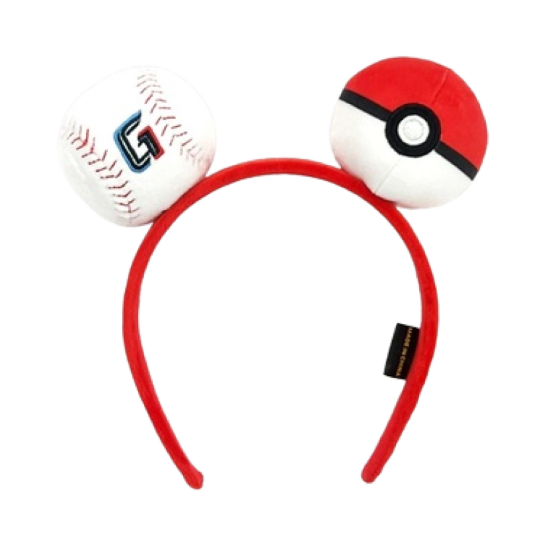 포켓몬 x 롯데 자이언츠 몬스터볼 헤드밴드 레드(Pokemon x Lotte Giants Monster Ball Headband Red)