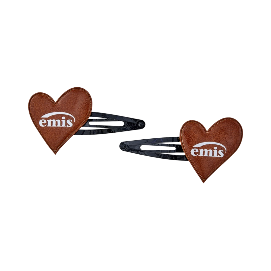 - (W) Emis Heart Hairpin Brown