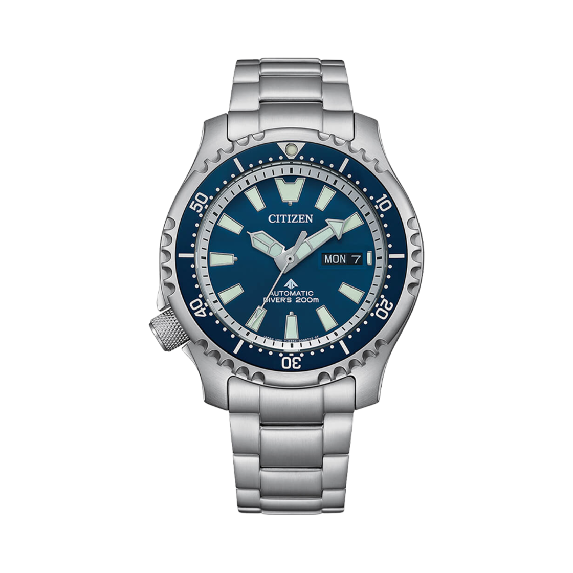NY0161-63L Citizen Promaster Marine Automatic 42mm Stainless Steel Blue Silver