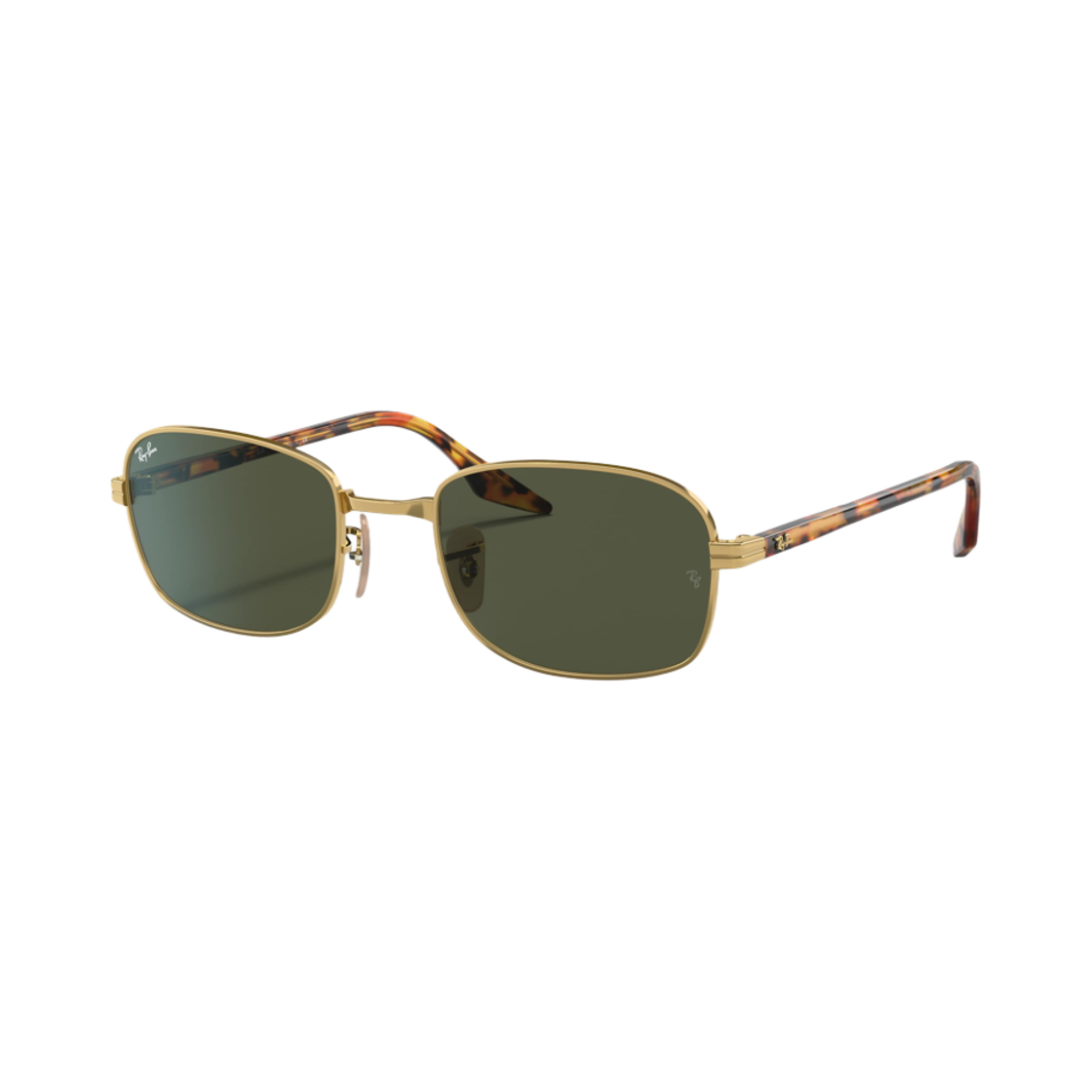 레이밴 RB3690 폴리쉬드 골드 프레임 그린 클래식 렌즈(Ray-Ban RB3690 Polished Gold Frame Green Classic Lenses) - 1