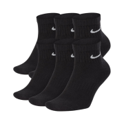 Nike Everyday Cushioned Training Ankle Socks Black (6 Pack/Korean Ver.)
