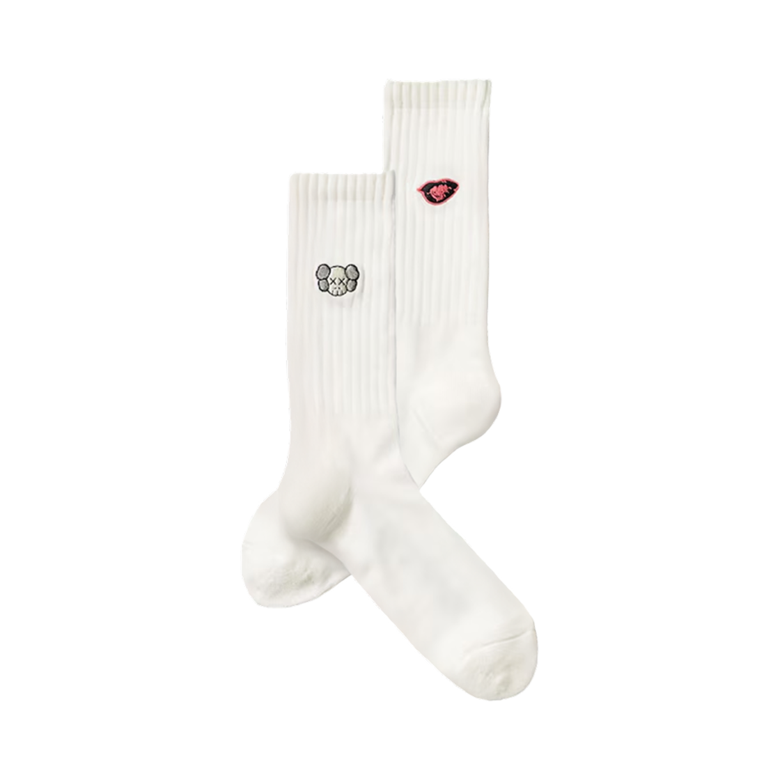 유니클로 UT x 카우스 x 워홀 삭스 B 화이트(Uniqlo UT x Kaws x Warhol Socks B White)