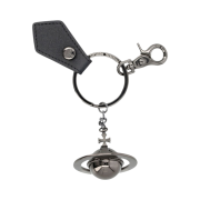 Vivienne Westwood 3D Orb Keyring Gunmetal Black