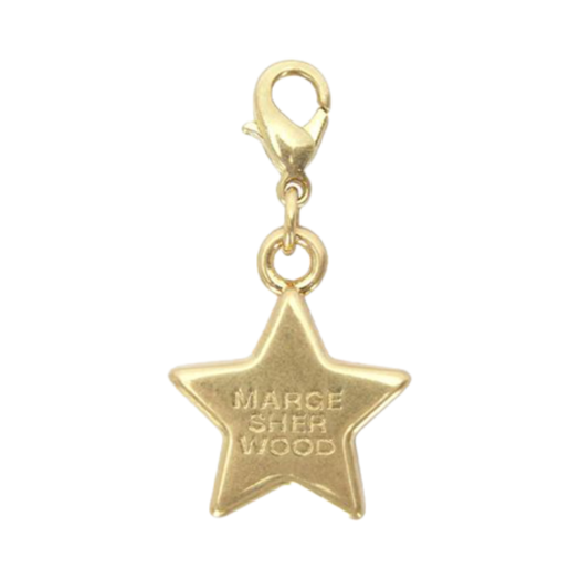 8800270422081 Margesherwood Star Pendant Charm Antiqued Gold
