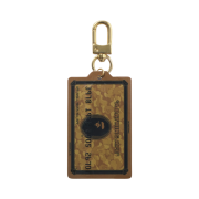 BAPE Card Keychain Gold