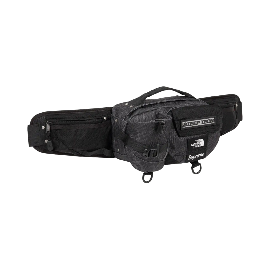 슈프림 x 노스페이스 스팁 테크 웨이스트백 블랙 드래곤 - 22FW(Supreme x The North Face Steep Tech Waist Bag Black Dragon - 22FW) - 2