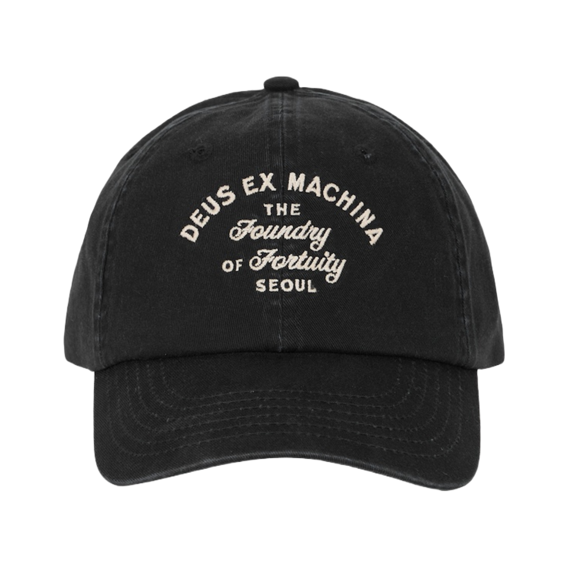 데우스 엑스 마키나 서울 대드 캡 블랙(Deus Ex Machina Seoul Dad Cap Black) - 2