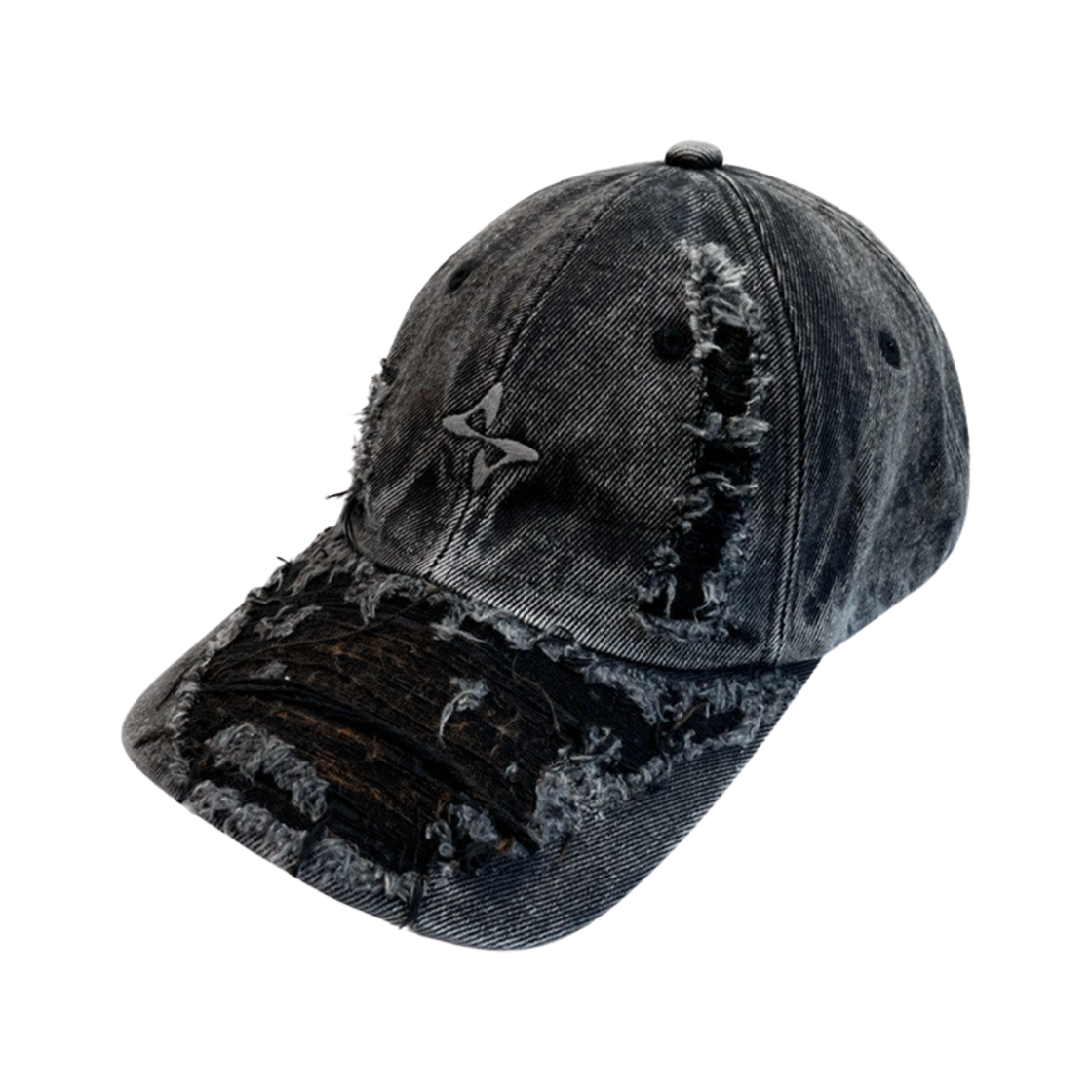 비엘알 그런지 데님 캡 차콜(BLR Grunge Denim Cap Charcoal)