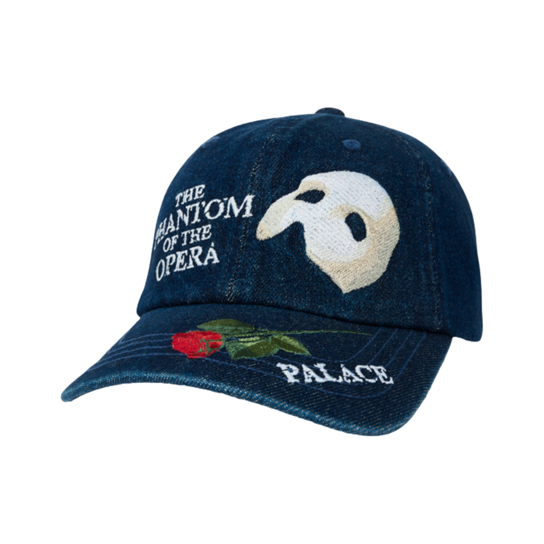 - Palace Phantom of The Opera 6-Panel Stonewash Denim - 24FW