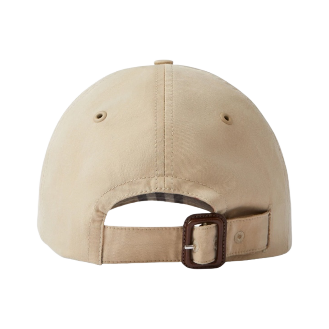 버버리 모노그램 모티프 코튼 개버딘 베이스볼 캡 허니(Burberry Monogram Motif Cotton Gabardine Baseball Cap Honey) - 3