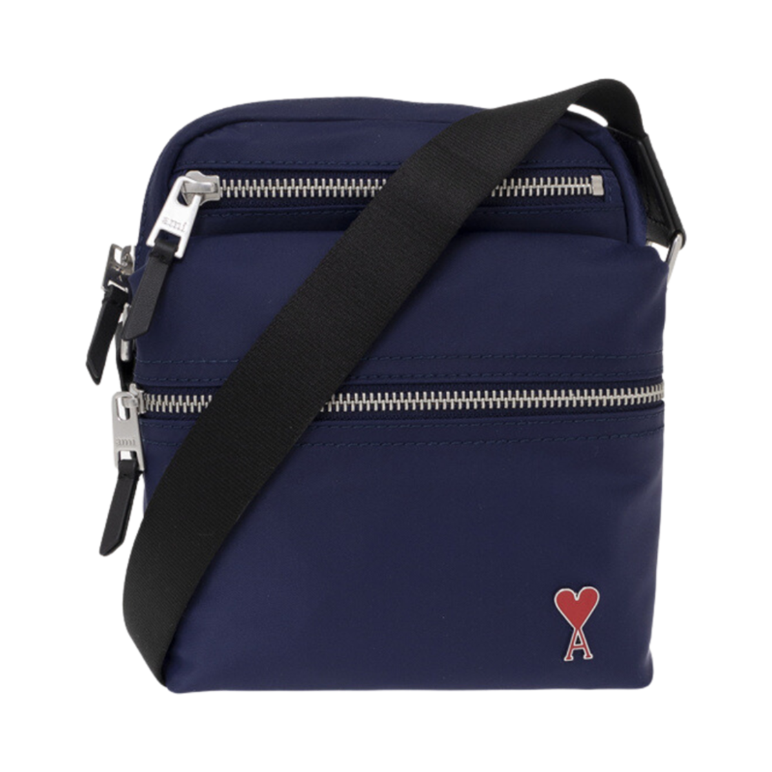아미 스몰 하트 로고 크로스바디백 노틱 블루(AMI de Coeur Crossbody Bag Nautic Blue)