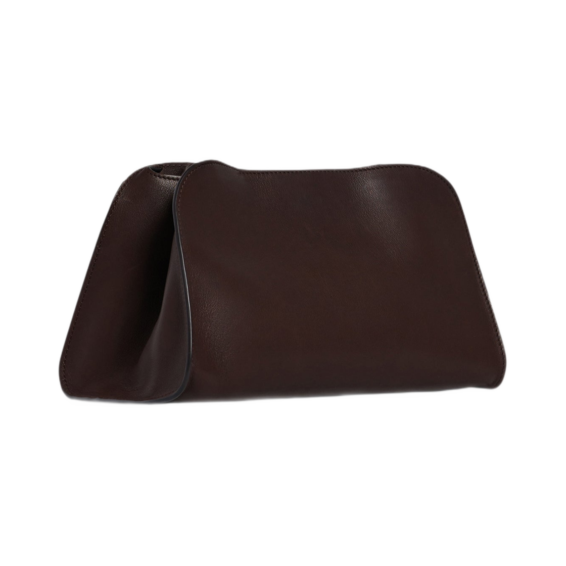 더 로우 페기 클러치 레더 체스트넛(The Row Peggy Clutch in Leather Chestnut) - 2