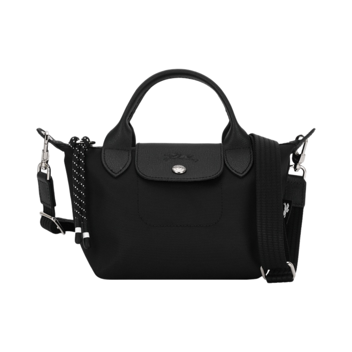 롱샴 르 플리아쥬 에너지 탑 핸들백 XS 블랙(Longchamp Le Pliage Energy Top Handle Bag XS Black)