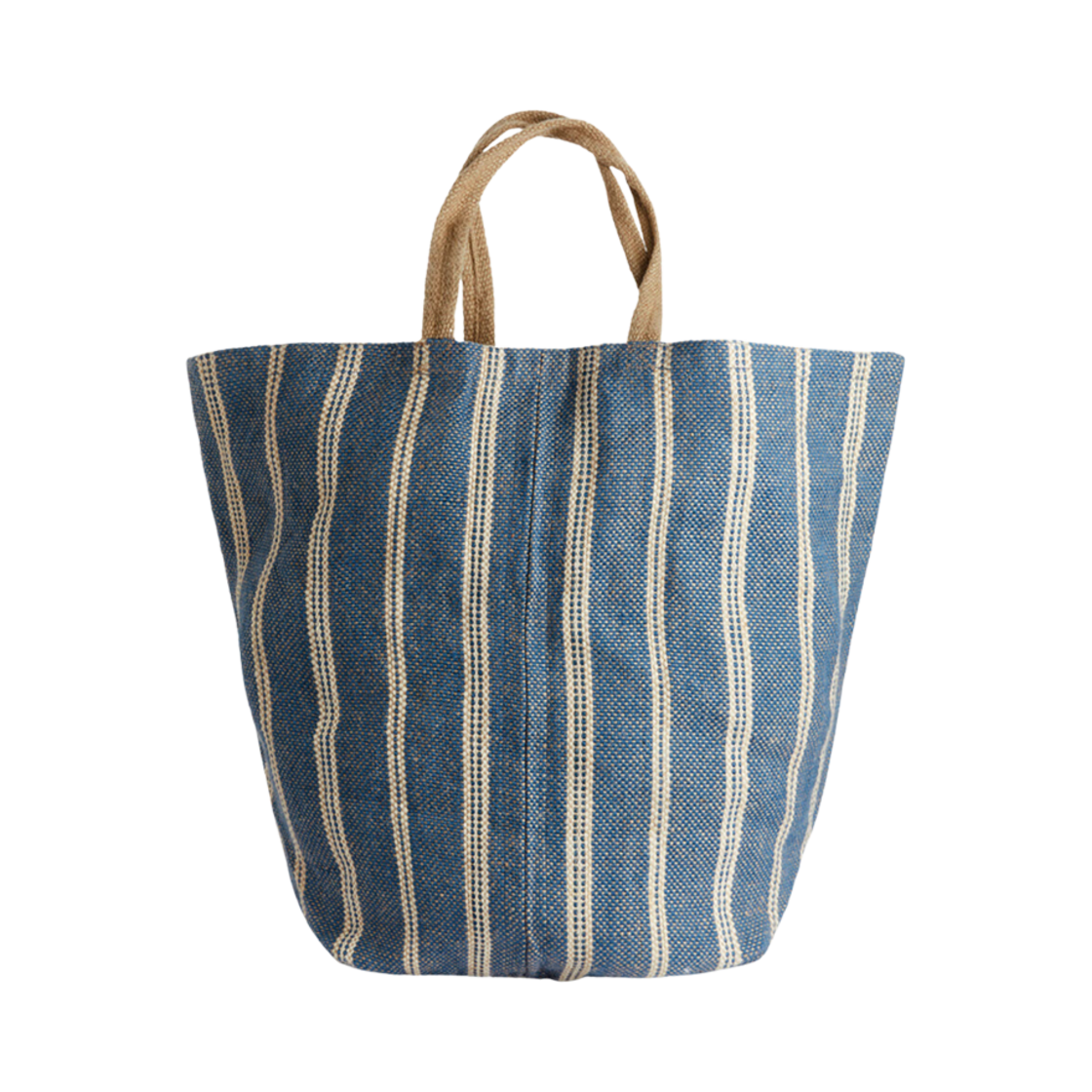 1155850-003 Arket Large Jute Tote Blue Beige