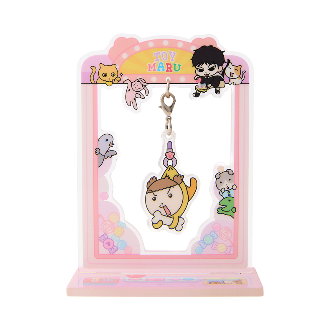 마루는강쥐 대롱대롱 아크릴 스탠드 잡아라 마루(Maru is a Puppy Daerong Acrylic Stand Catch Maru)