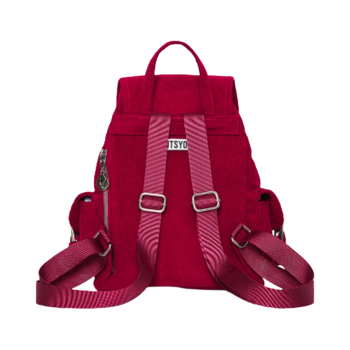 라츠유 홀리데이 처비 백팩 레드(LOTS YOU Holiday Chubby Backpack Red) - 2