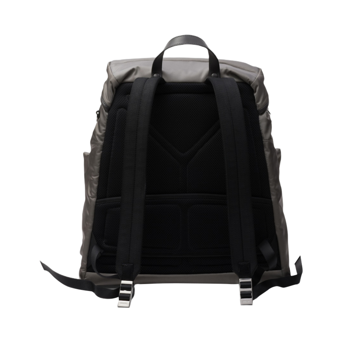 프라다 리나일론 레더 백팩 아이언 그레이(Prada Re-Nylon Leather Backpack Iron Gray) - 3