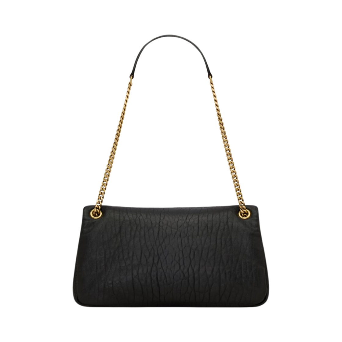 생로랑 칼립소 미디움 그레인 램스킨 블랙(Saint Laurent Calypso Medium In Grained Lambskin Black) - 2