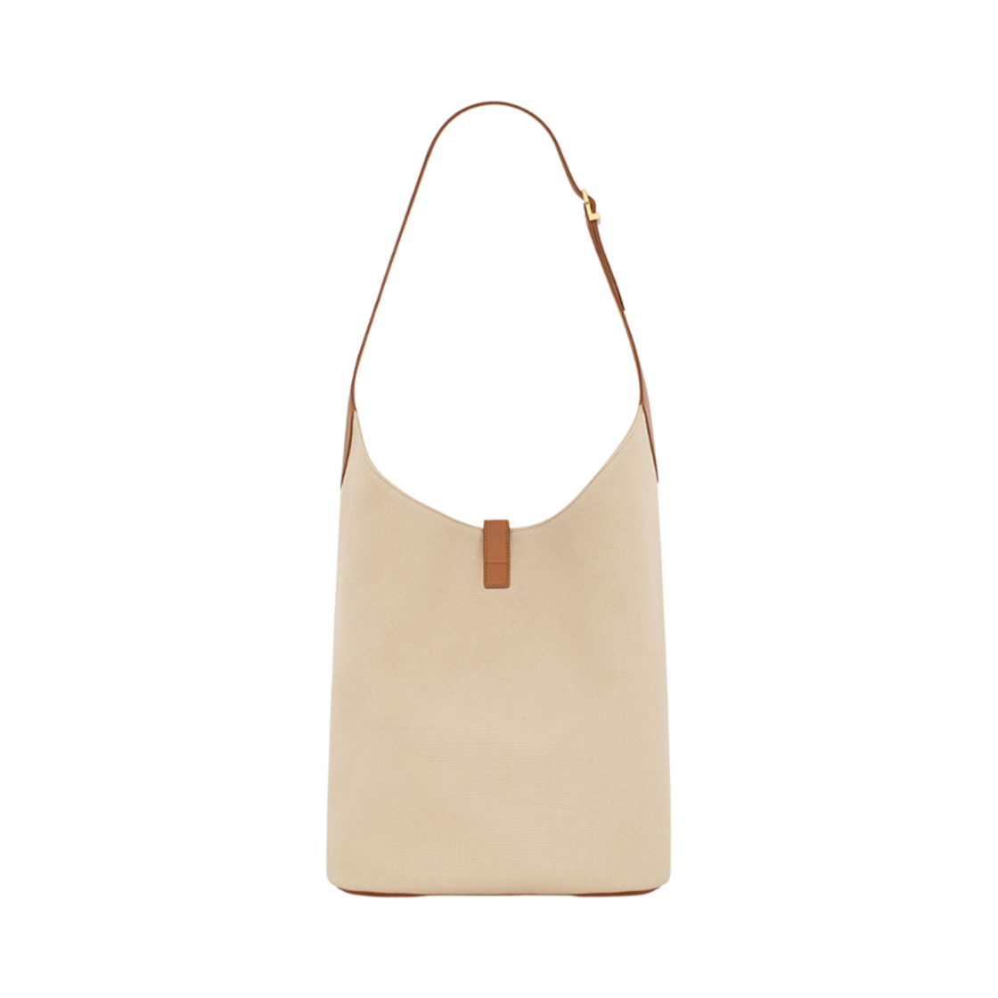 생로랑 르 5 아 7 호보 캔버스 앤 레더 데저트 더스트 브릭(Saint Laurent Le 5 A 7 Hobo in Canvas and Leather Desert Dust Brick) - 2