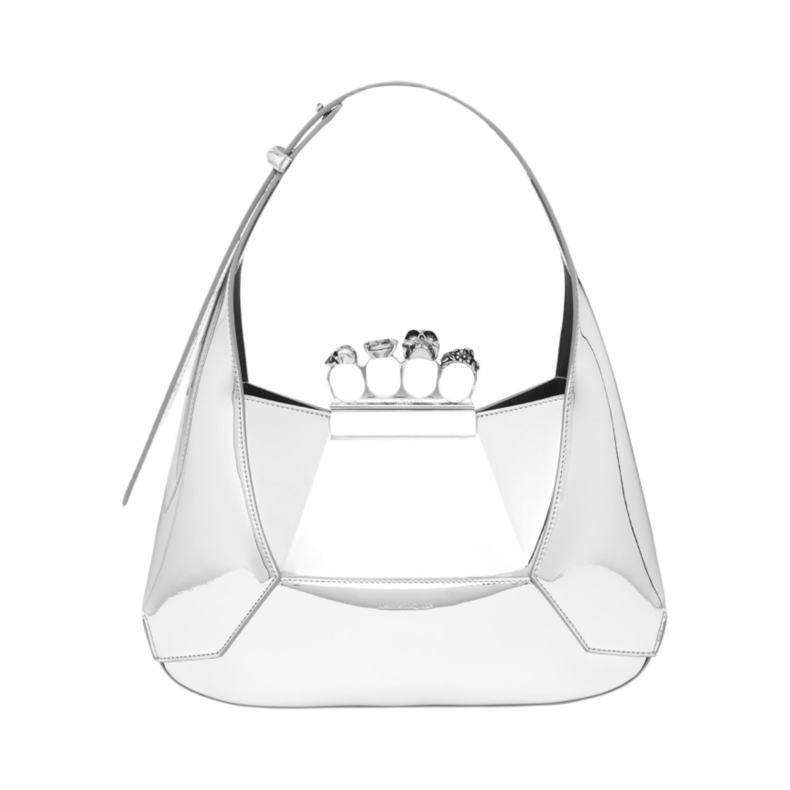 알렉산더 맥퀸 쥬얼 호보백 실버(Alexander McQueen Jewelled Hobo Bag Silver) - 1