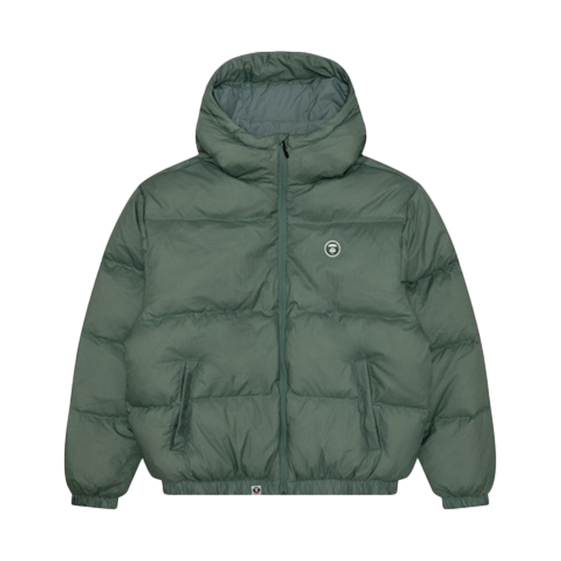 에이프 29.5인치 나우 다운 자켓 그린 네이비 - 24FW(AAPE 29.5" Now Down Jacket Green Navy - 24FW)