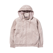 (W) Mischief Bonnet Hoodie Jacket Pink Beige