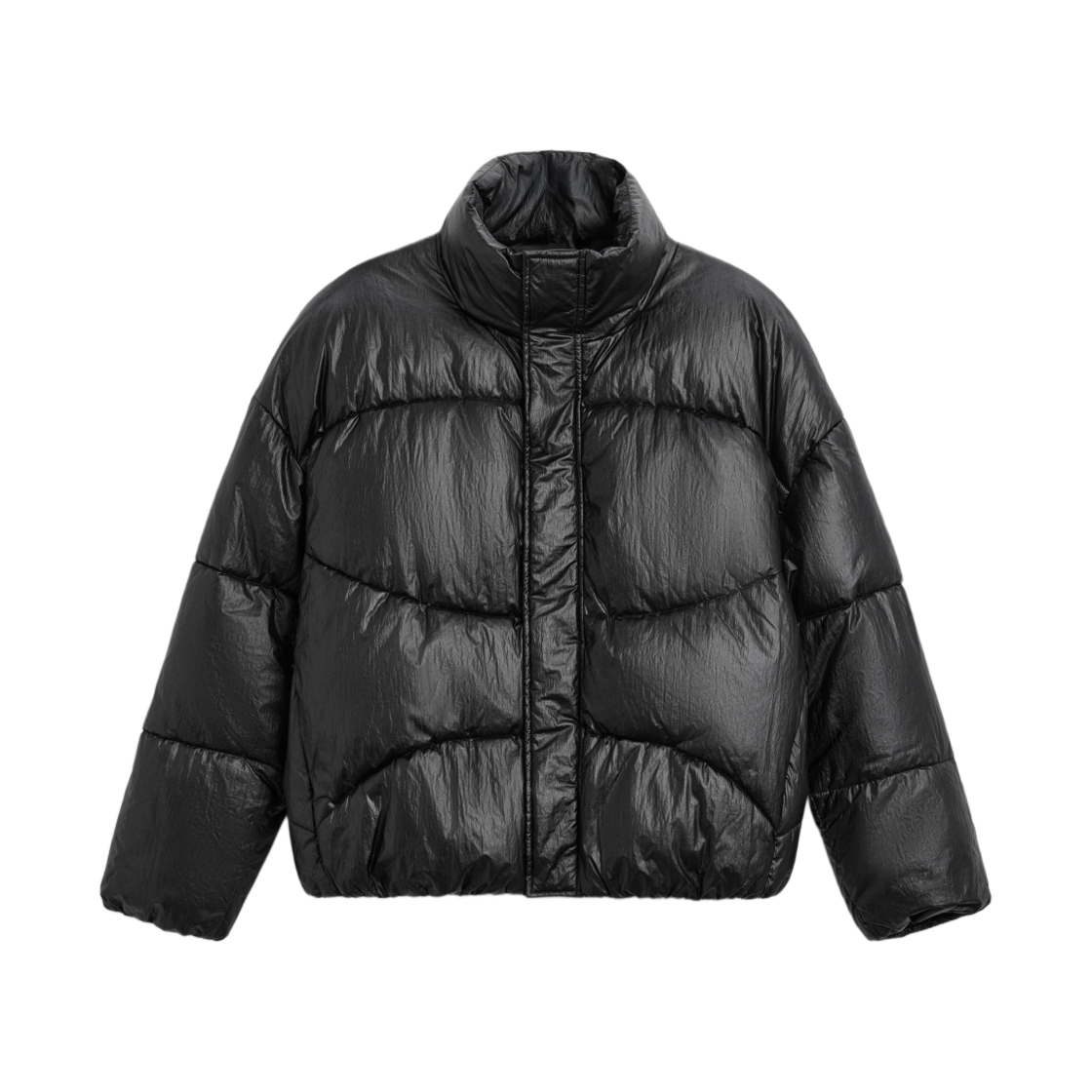 자라 샤이니 퍼퍼 자켓 블랙(Zara Shiny Puffer Jacket Black)