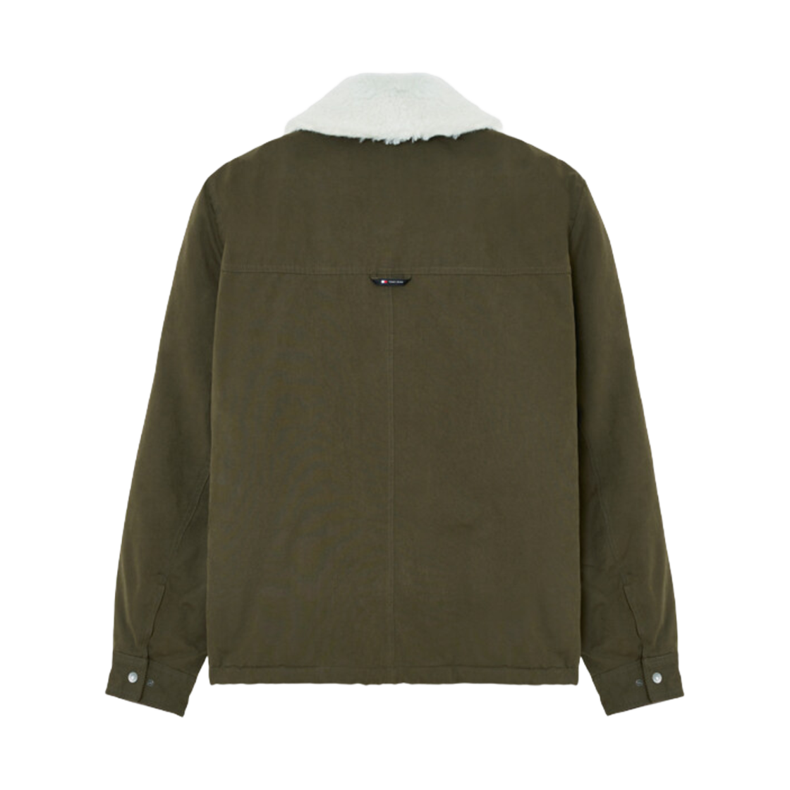 타미 진스 시어링 칼라 다운 파카 퍼티그 그린(Tommy Jeans Shearling Collar Down Parka Fatigue Green) - 2