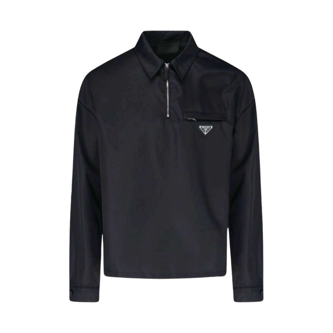 프라다 리나일론 블루종 자켓 블랙(Prada Re-Nylon Blouson Jacket Black) - 1