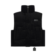 Wooyoungmi Corduroy Down Vest Black - 22FW