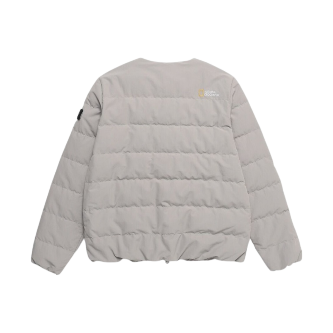 (W) 내셔널 지오그래픽 헤론 U 넥 라이트웨이트 구스 다운 점퍼 베이지((W) National Geographic Heron U Neck Lightweight Goose Down Jumper Beige) - 3