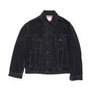 Acne Studios Relaxed Fit Denim Jacket Black