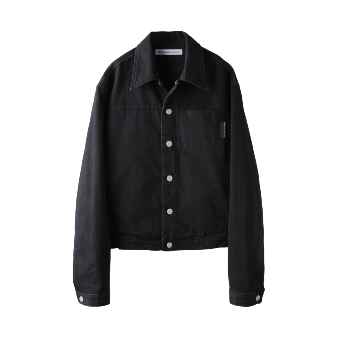 - Post Archive Faction (Paf) 8.0 Denim Jacket Right Black