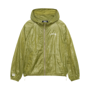 Stussy Beach Shell Wrinkled Nylon Jacket Lizard
