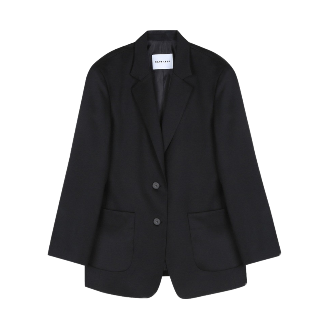 해브레스 우먼 써머 울 블레이저 블랙(Haveless Women Summer Wool Blazer Black)