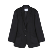 Haveless Women Summer Wool Blazer Black