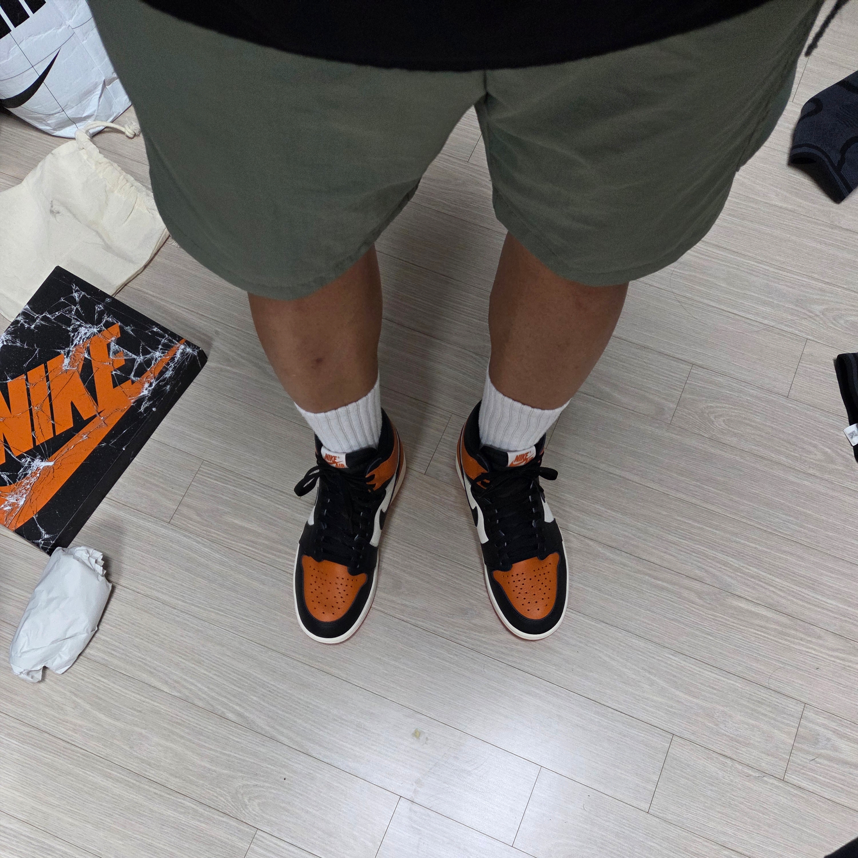 Jordan 1 Retro High OG Shattered Backboard 착용 스타일 - 3
