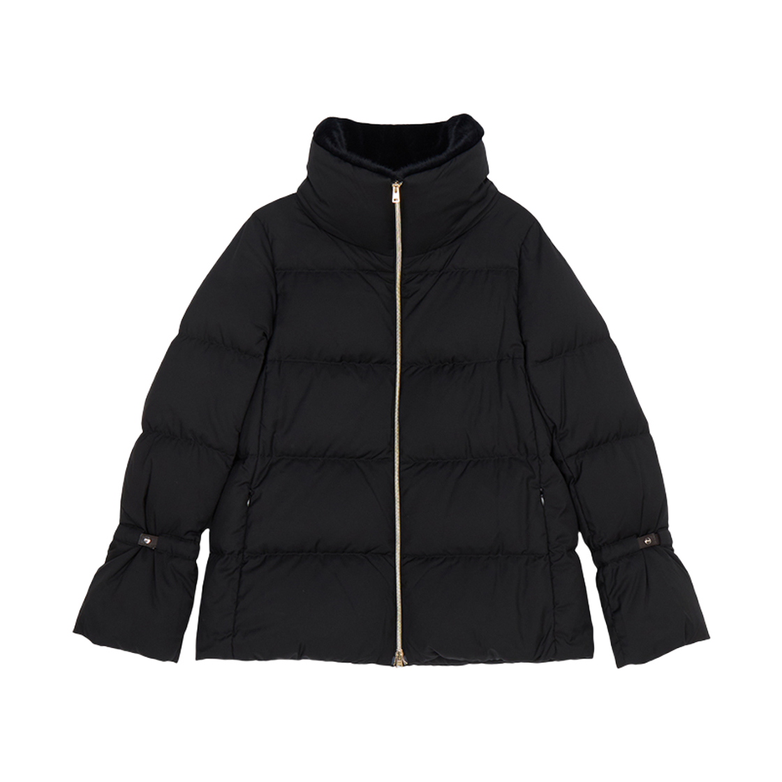 (W) 에르노 패딩 블랙((W) Herno Padding Jumper Black) - 1