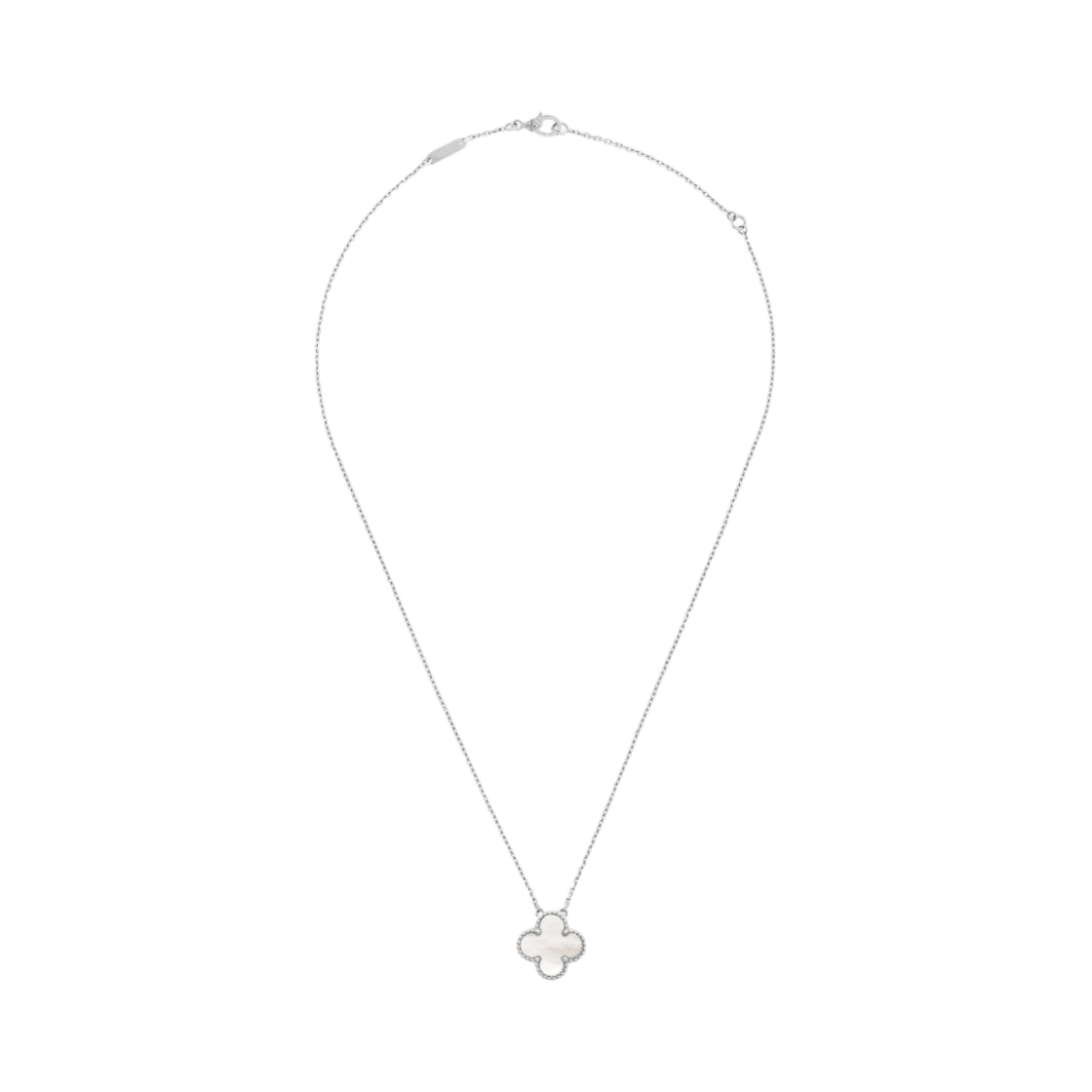 (W) 반 클리프 & 아펠 빈티지 알함브라 펜던트 화이트 골드 마더 오브 펄((W) Van Cleef & Arpels Vintage Alhambra Pendant White Gold Mother of Pearl)