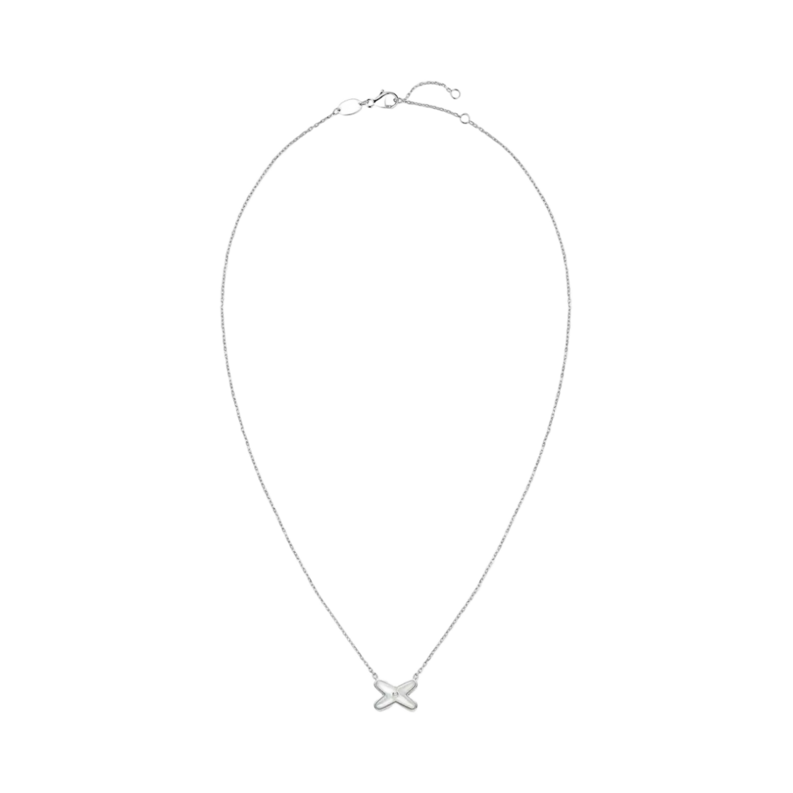 083161 Chaumet Jeux De Liens Pendant White Gold Mother of Pearl Diamond