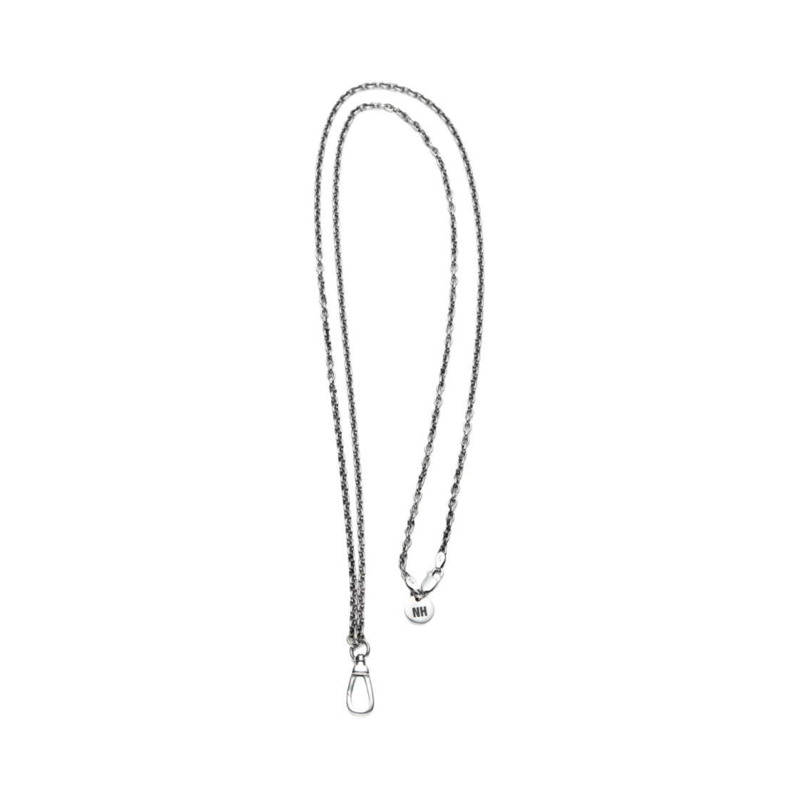 네이버후드 스위블 훅 네클리스 실버(Neighborhood Swivel Hook Necklace Silver)
