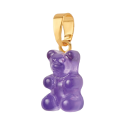 Crystal Haze Nostalgia Bear with Classic Connector Gold Plum