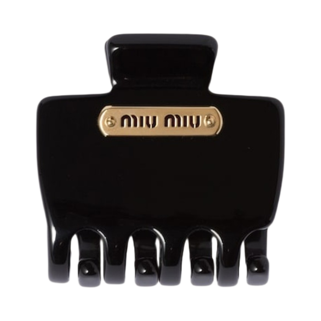 (W) 미우 미우 플렉시글라스 클립 블랙